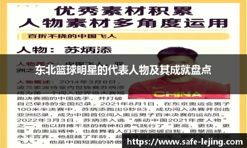 东北篮球明星的代表人物及其成就盘点